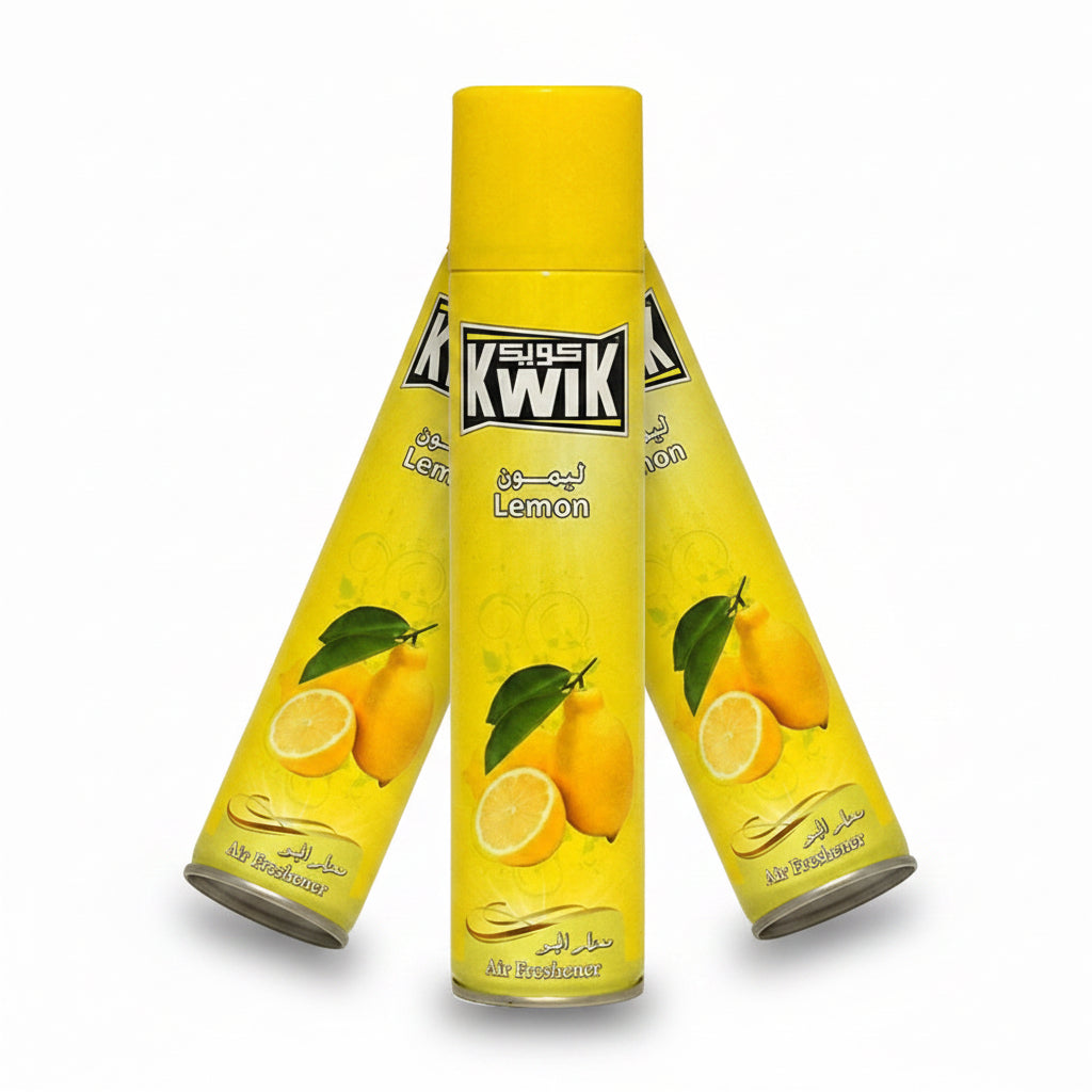 Kwik Lemon Air Freshener 300 Ml - (Pack of 3)