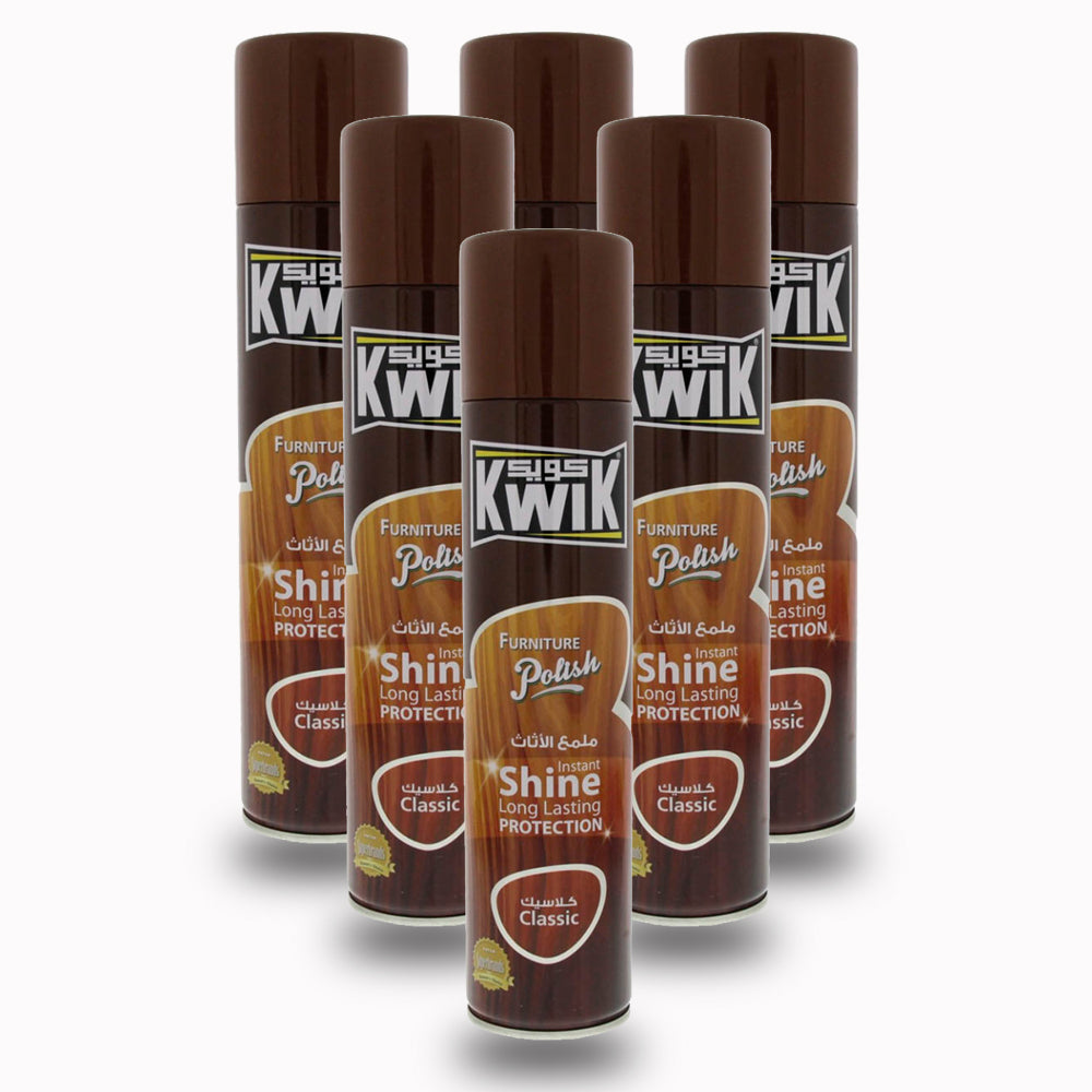 ويك ورنيش الأثاث 300مل عبوة من 6 قطع