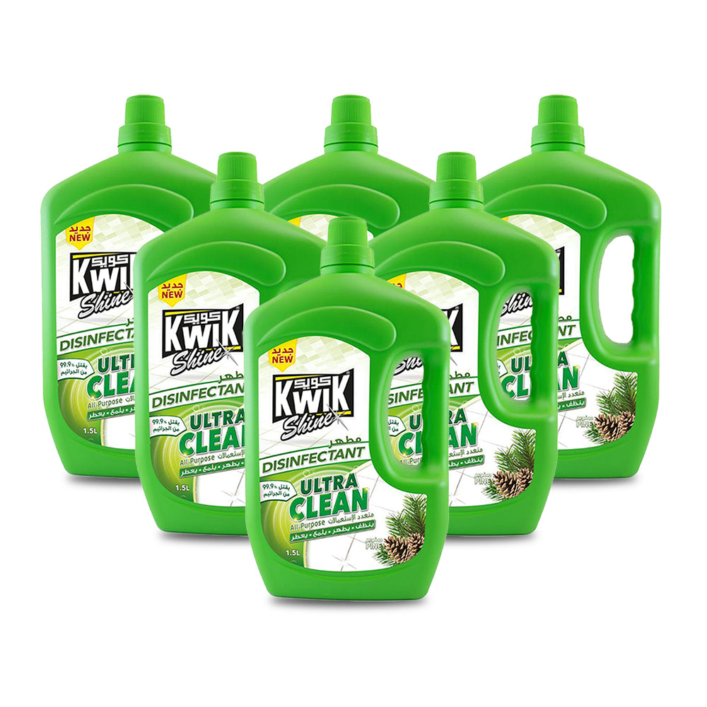 Kwik Ultra Clean Pine 1.5 Liter - (Pack of 6)