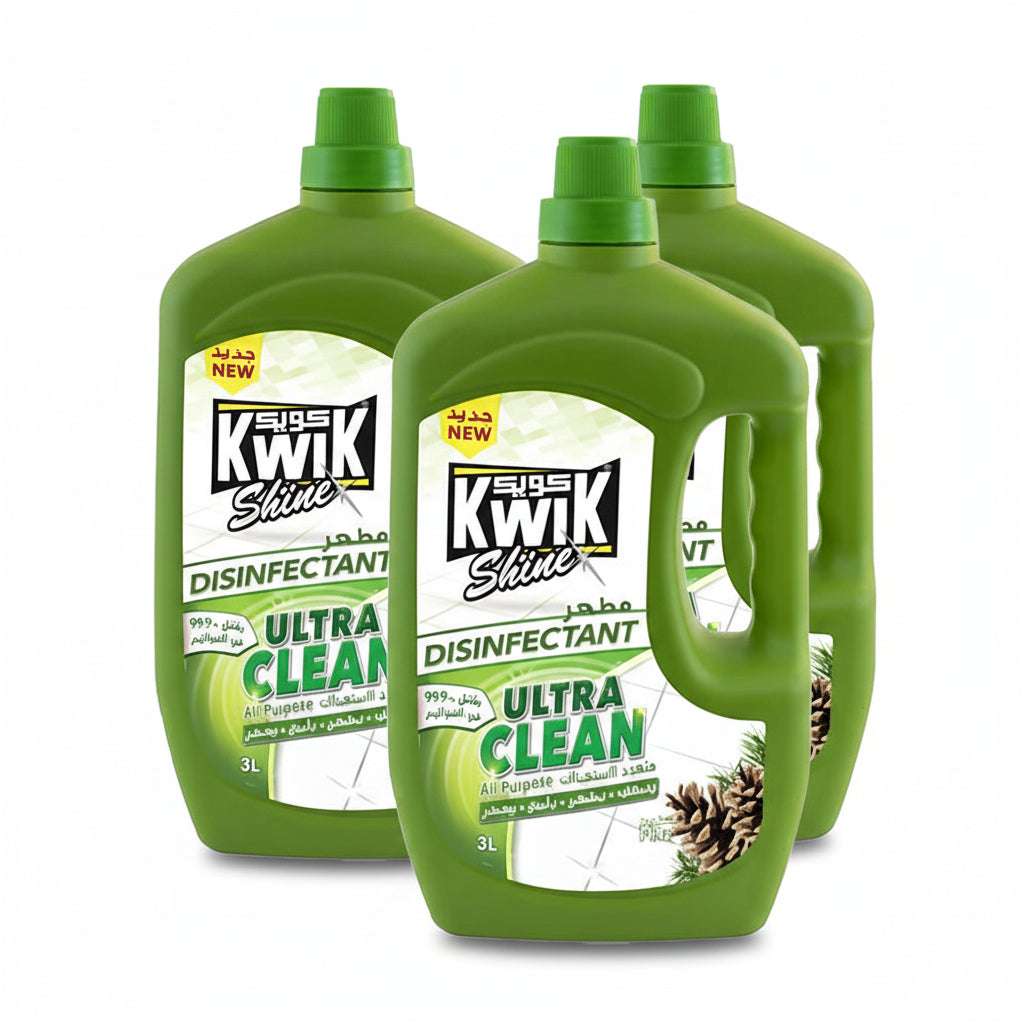 Kwik Ultra Clean Pine 3Litre - (Pack of 3)