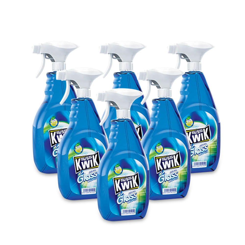 Kwik Glass Cleaner 500ml - (Pack of 6)