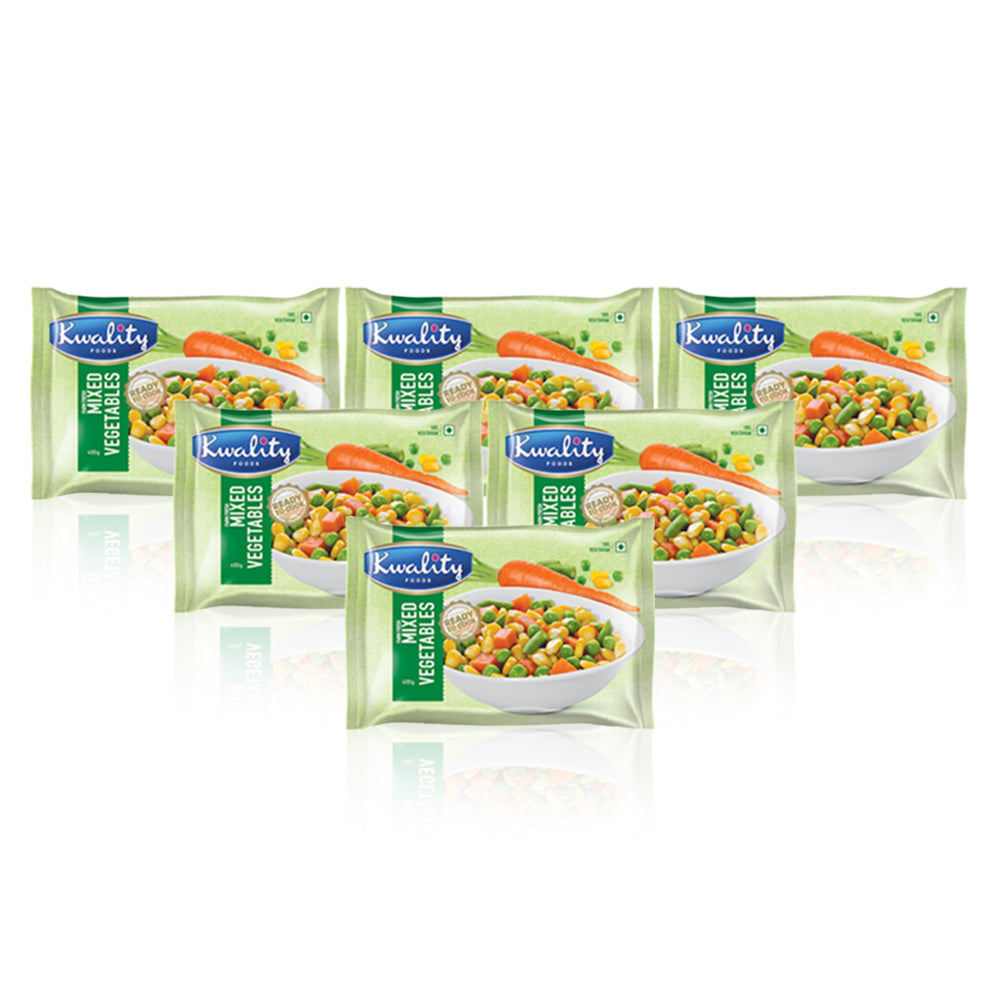 Kwality Mixed Veg (4 Mix) 400Gm - (Pack Of 12)