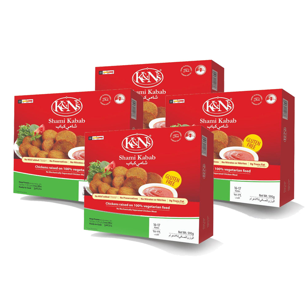 كي آند إينز شامي كباب 595 جم - عبوة 4 قطع