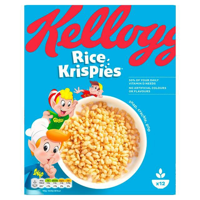 Kellogg's Rice Krispies Cereals 375g ( Pack of 4 Pieces ) - Billjumla.com