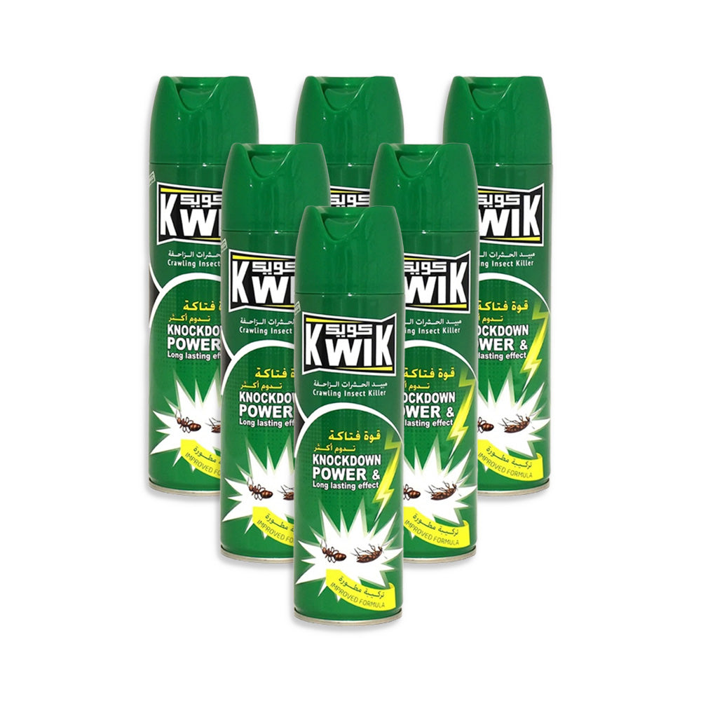 Kwik Crawling Insect Killer 400ml (Pack of 6)