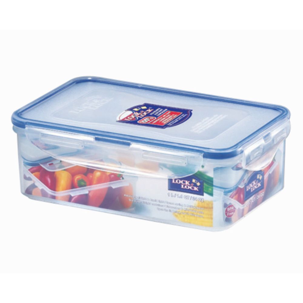 Lock N Lock Rectangular Food Container 1.0 Litres -6 Pieces