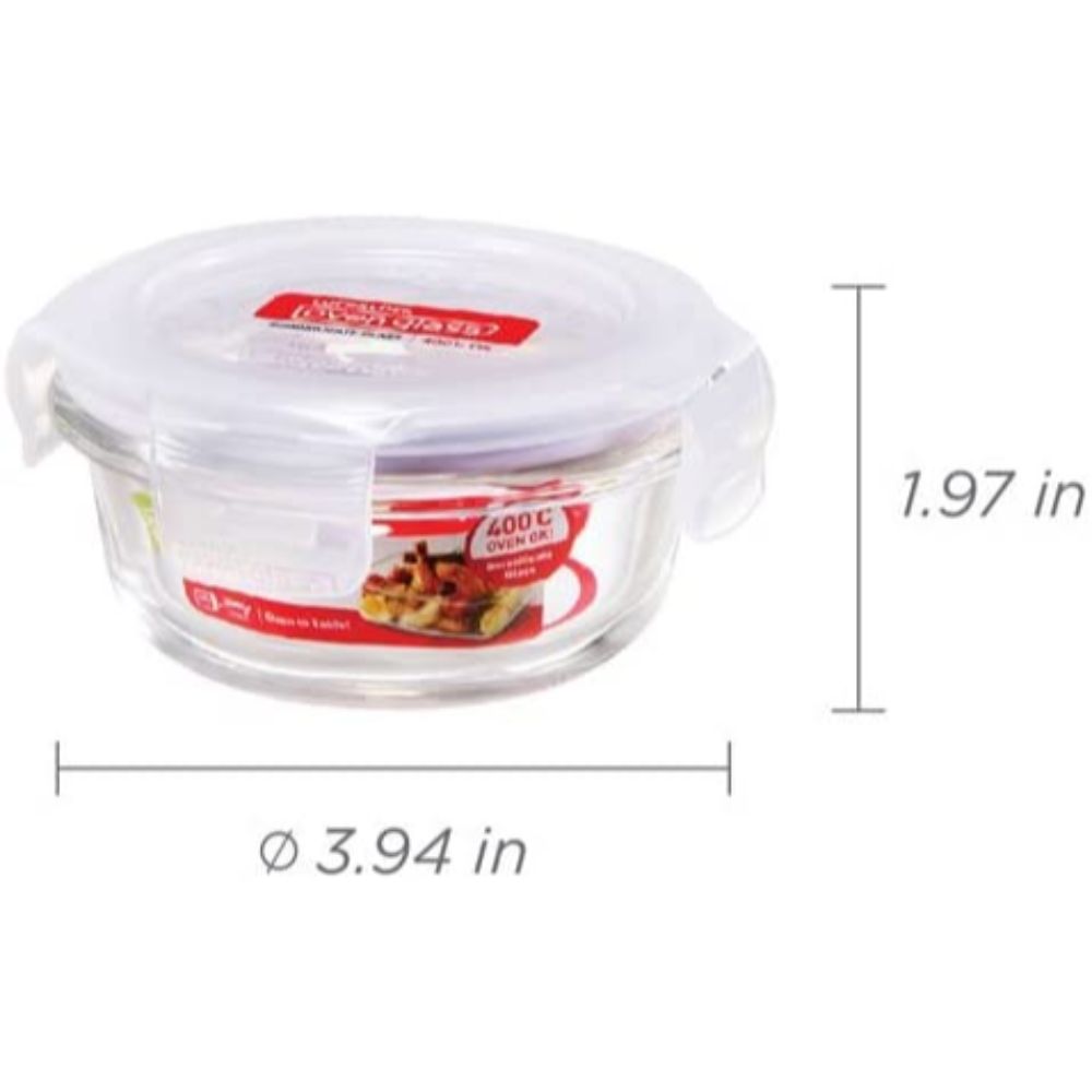 وعاء فرن ل زجاجي دائري 130 مل من وك ان لوك- 6 قطع