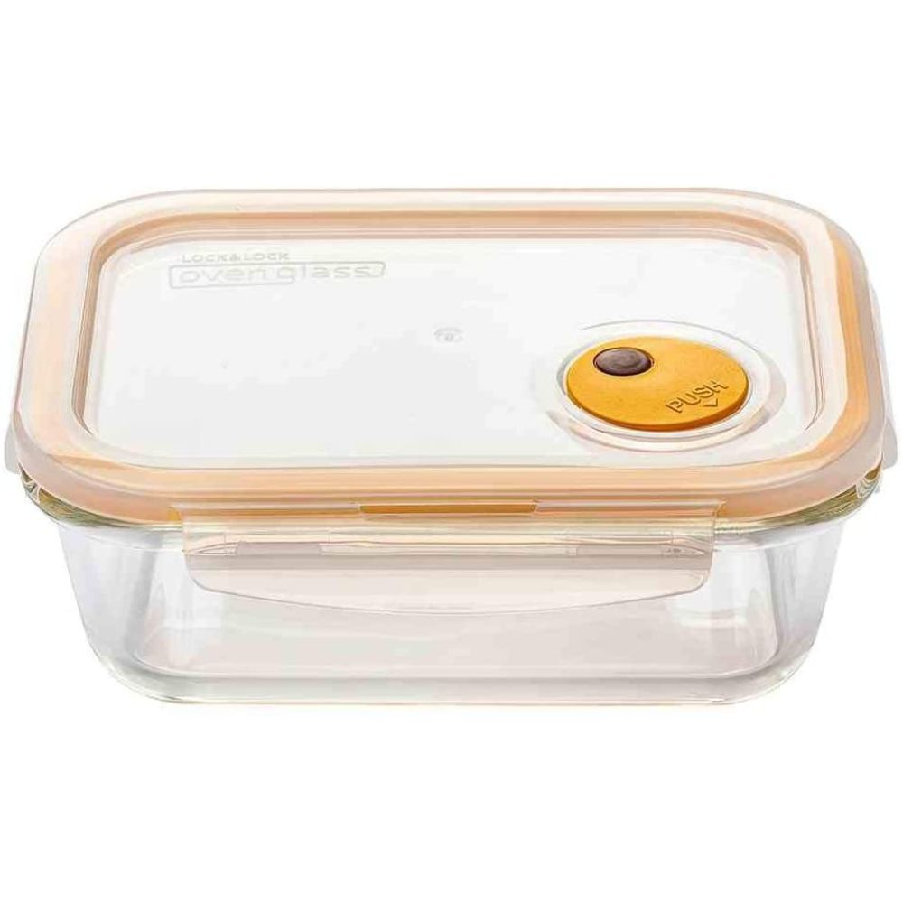 Lock N Lock Ovenglass Euro Steam 1 Litre - 3 Pieces