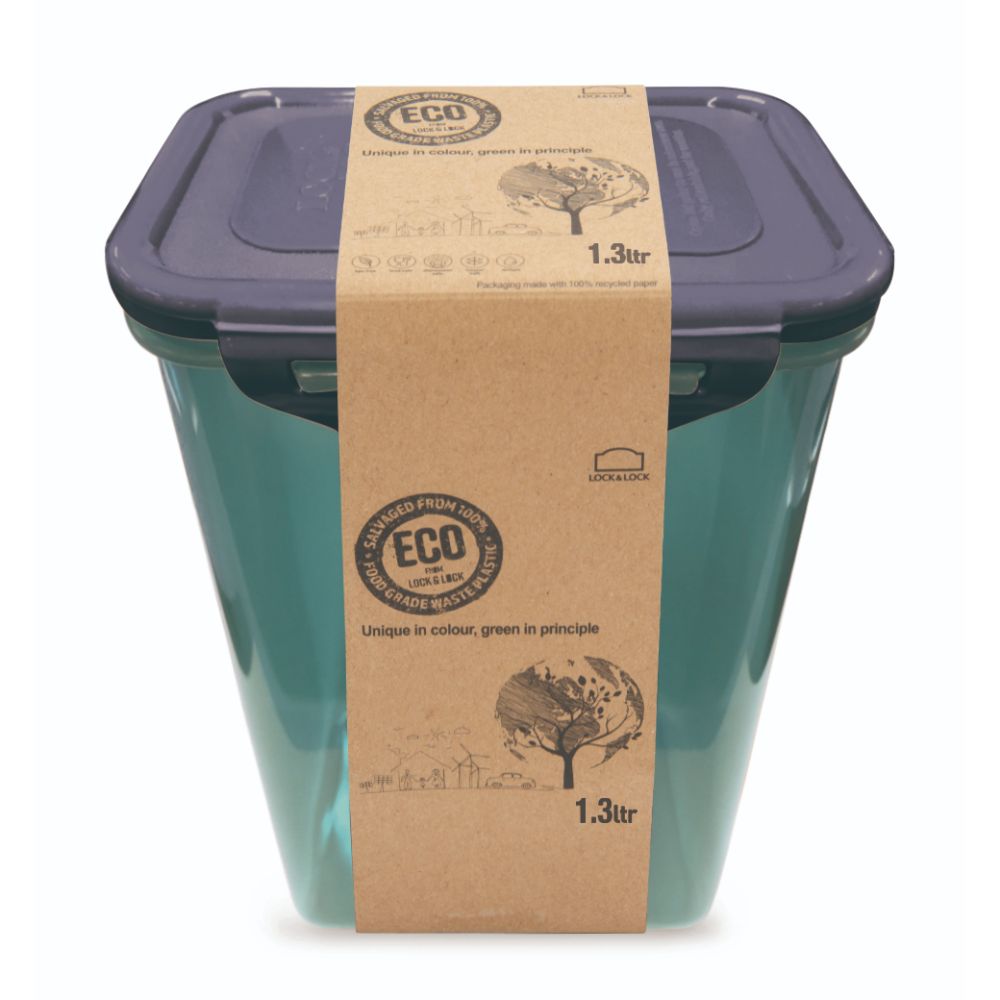 Lock N Lock Eco Container Rectangular-1.3l -6 Pieces