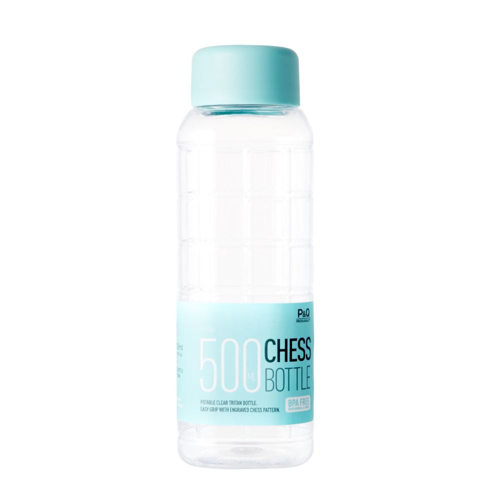 Lock N Lock Pet Chess Water Bottle 500ml (Blue) -6 Pieces