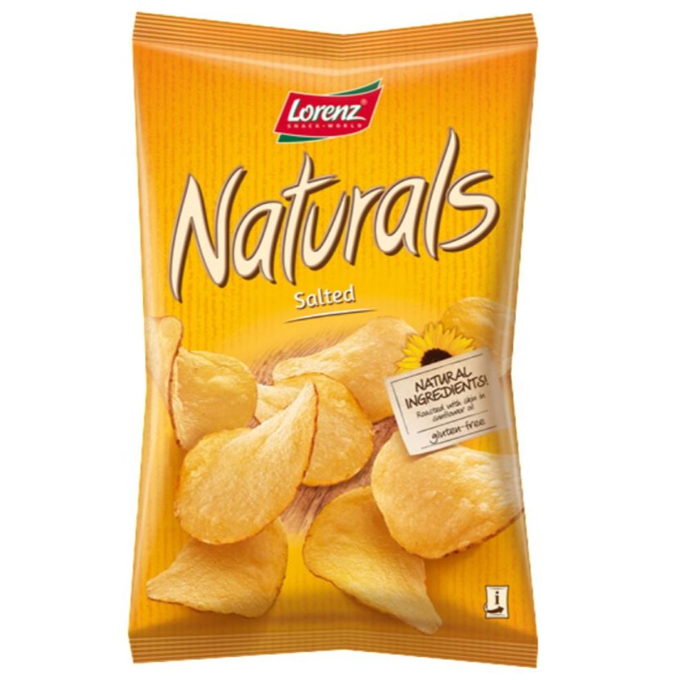 Lorenz Naturals Salted Chips 100g - (Pack Of 12) - Billjumla.com