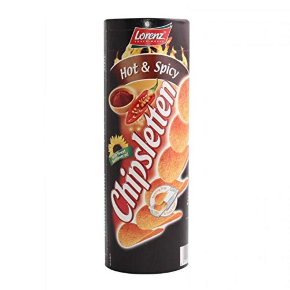 Lorenz Chipsletten Hot & Spicy 100g - (Pack of 15) - Billjumla.com