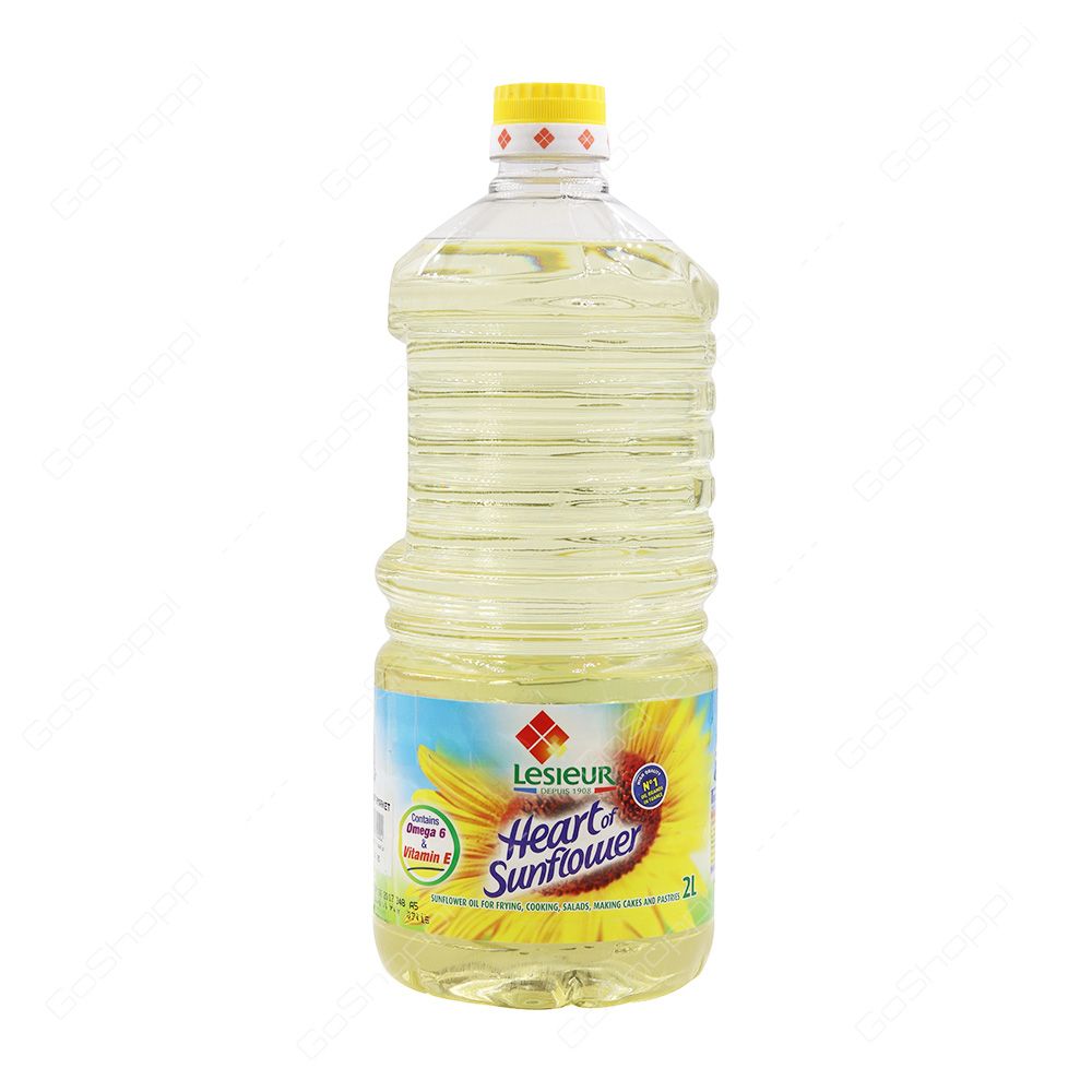 Lesieur Sunflower Oil 2 Litre - (Pack of 6) - Billjumla.com