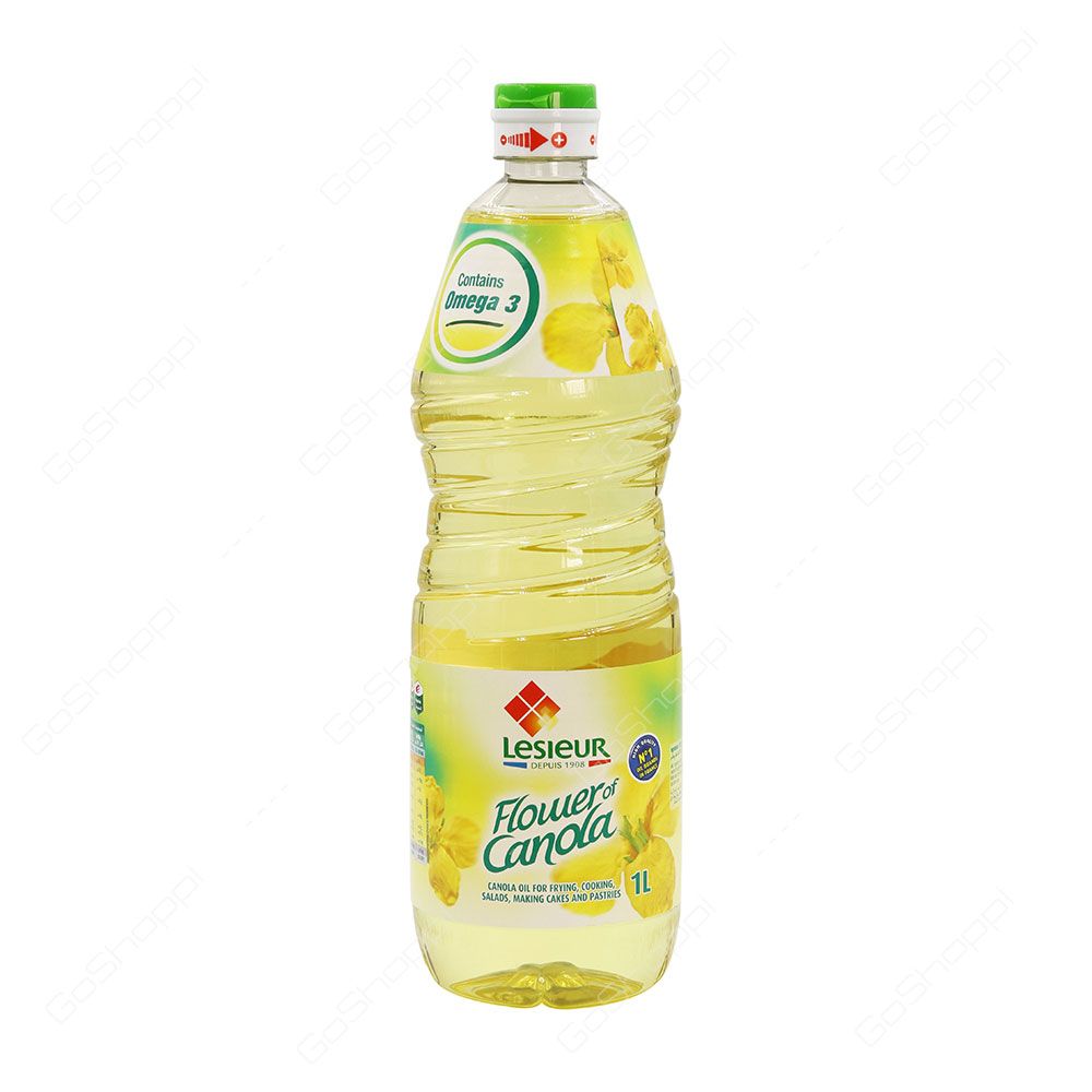 Lesieur Canola Cooking Oil 1 Liter - (Pack of 6 Pieces) - Billjumla.com