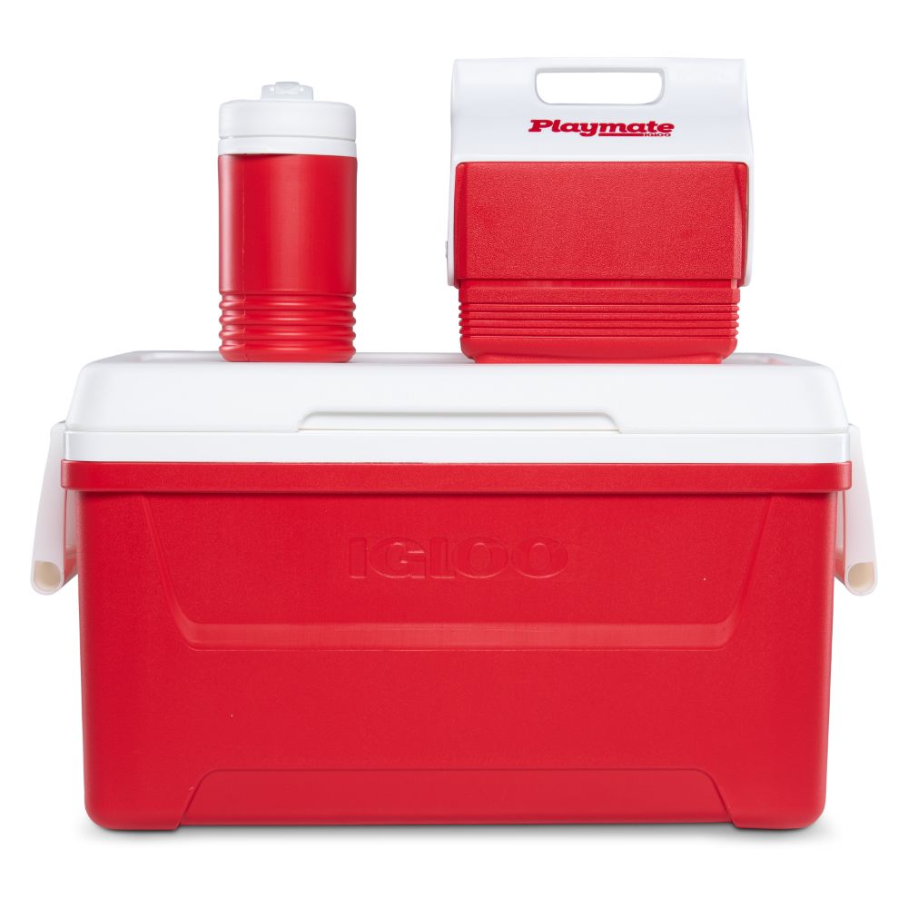 Igloo Cooler Box Laguna 3 Piece Combo -Red - Billjumla.com