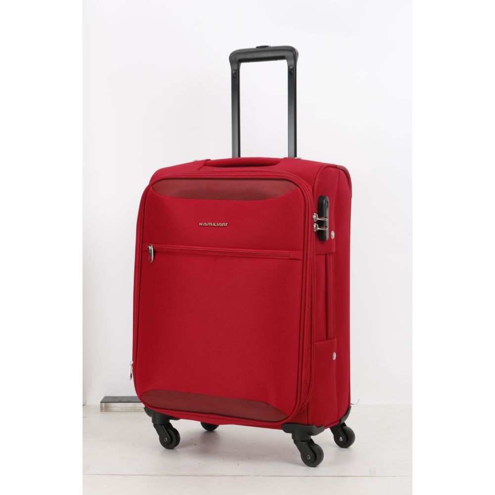 حقيبة كاميليانت زاكا المرنة ذات العجلات بمقاس صغير56 سم - لون كستنائي