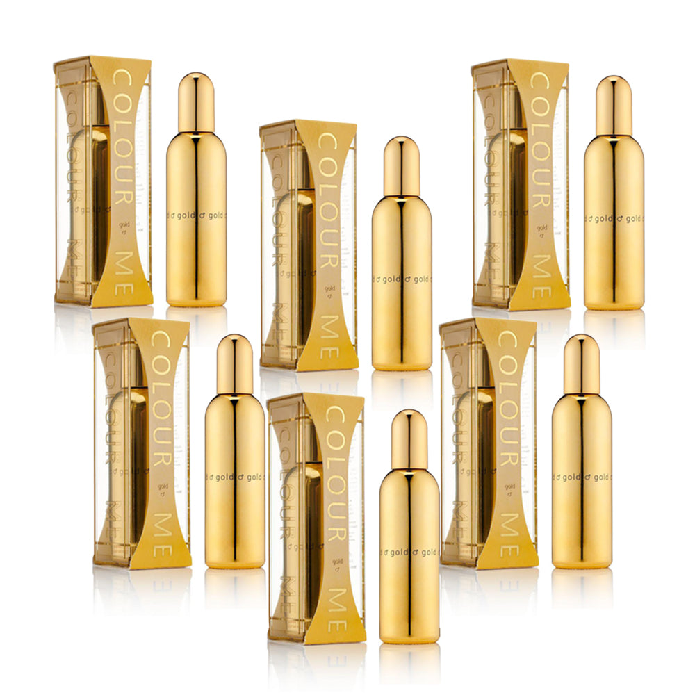 Milton Lloyd Colour Me Gold EDT For Him - 90ml (Pack of 3) - Billjumla.com