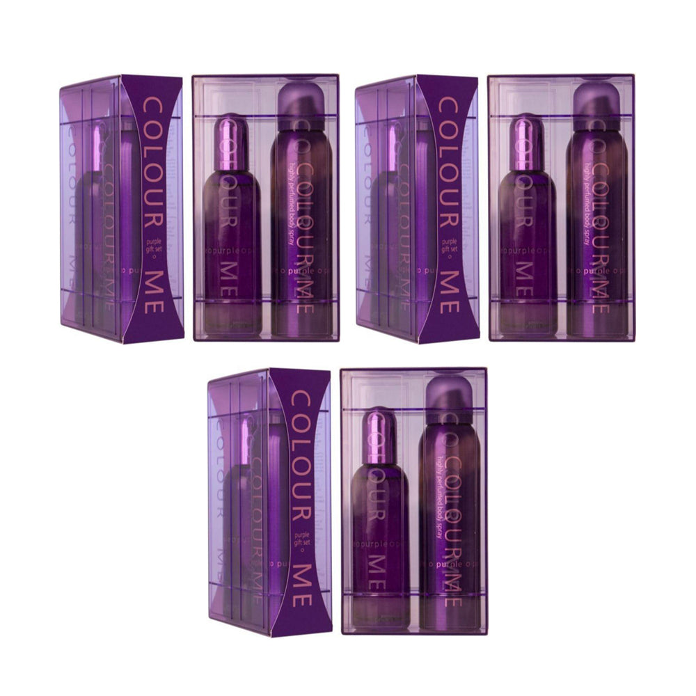 Milton Lloyd Colrme Purple 100 ml Edp+Deo (Pack of 3) - Billjumla.com