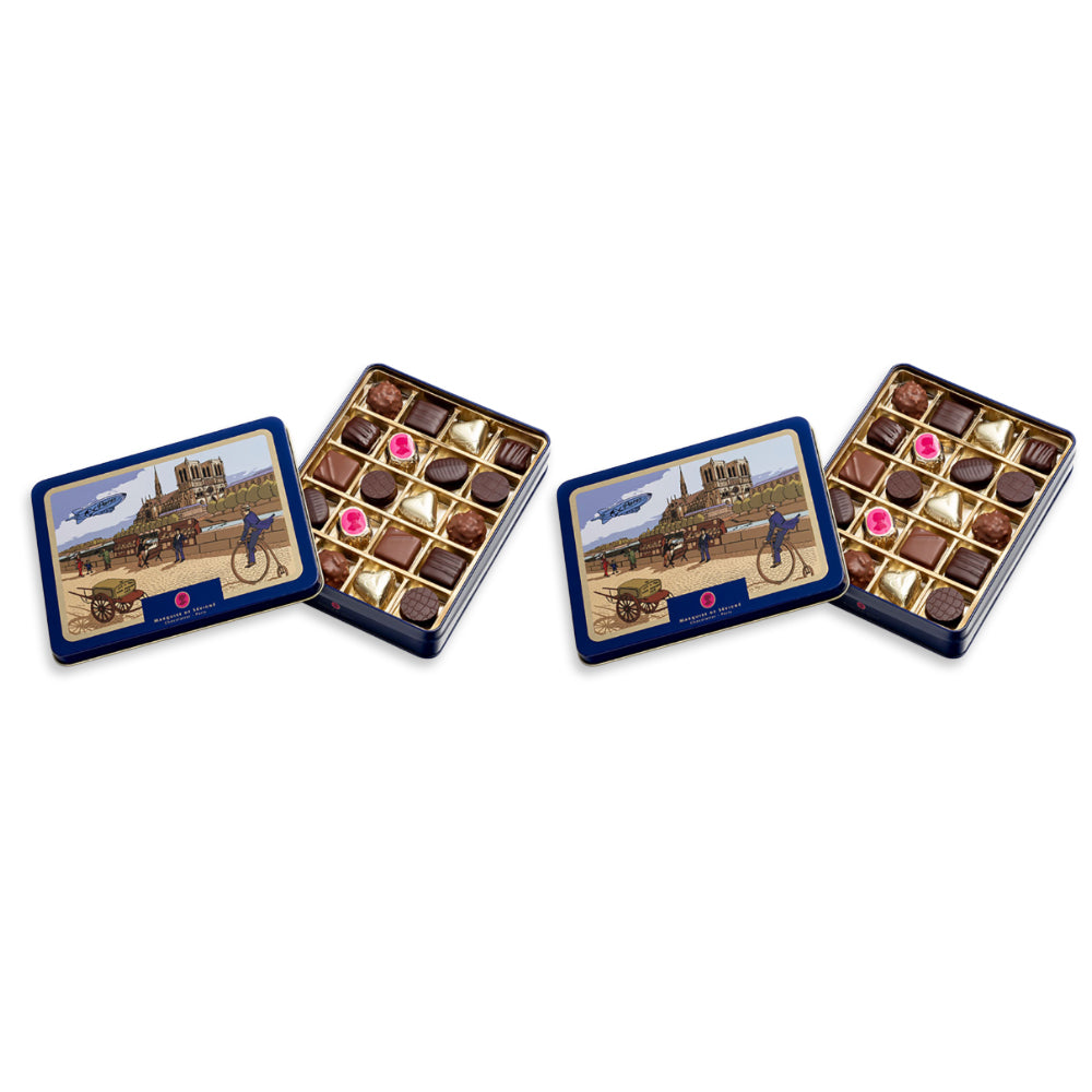 Notre Dame Assorted Chocolate Tin 210g (Pack of 2)