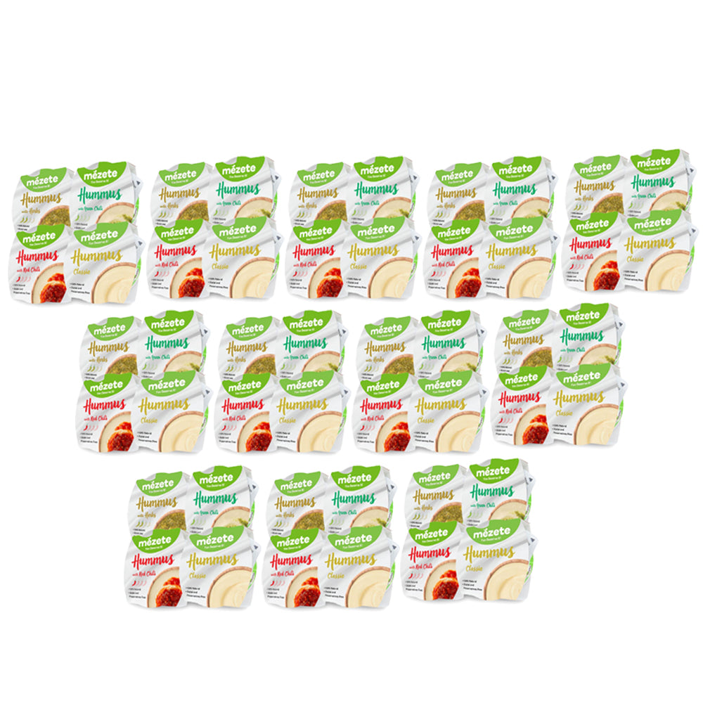 مزيت حمص متنوع 215 غ عبوة من 12 قطعة