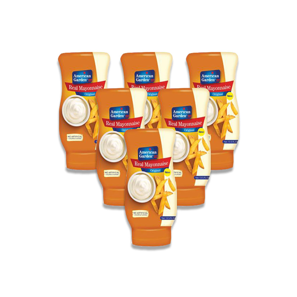 American Garden Squeeze Mayonnaise Original 400ml (Pack of 6)