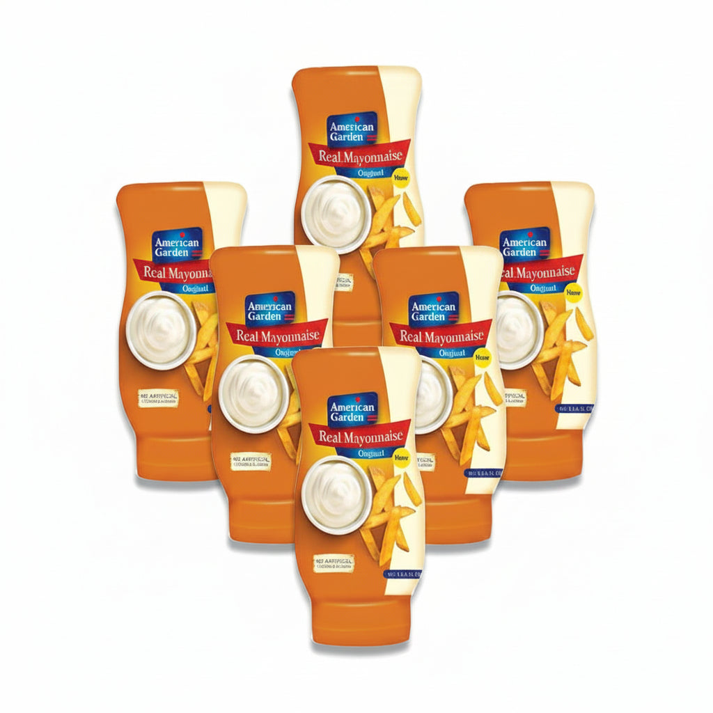 American Garden Squeeze Mayonnaise Original 400ml (Pack of 6)
