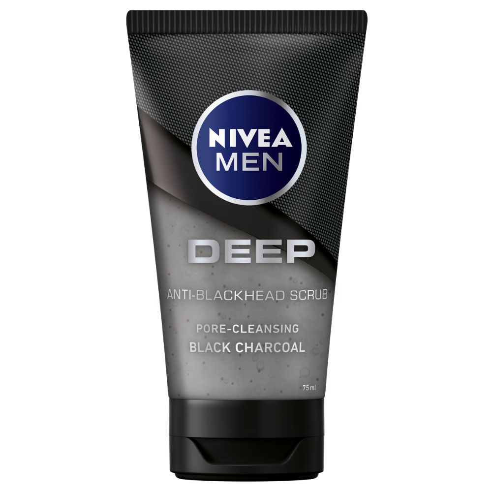 Nivea Men Face Wash Scrub Deep 75ml - (Pack Of 6) - Billjumla.com