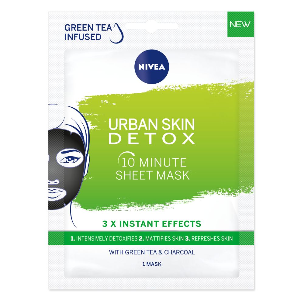 Nivea Urban Detox Sheet Mask 1 Pieces - (Pack Of 15) - Billjumla.com