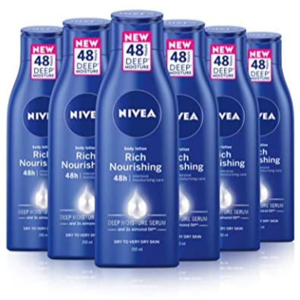 لوشن الجسم المغذي من نيفيا 250 مل - 6 عبوات