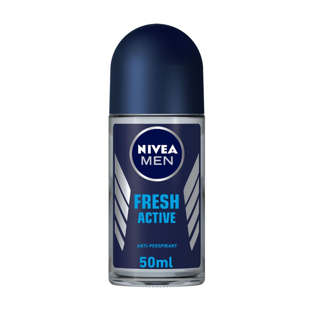 Nivea Fresh Active Roll On Mens 50ml - (Pack Of 6) - Billjumla.com
