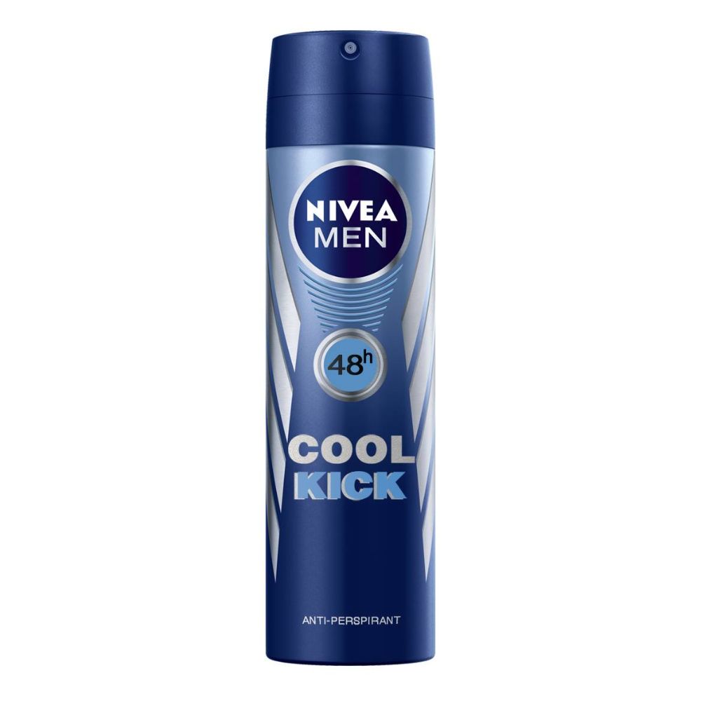 Nivea Cool Kick Spray Deodorant Male 150ml - (Pack Of 6) - Billjumla.com