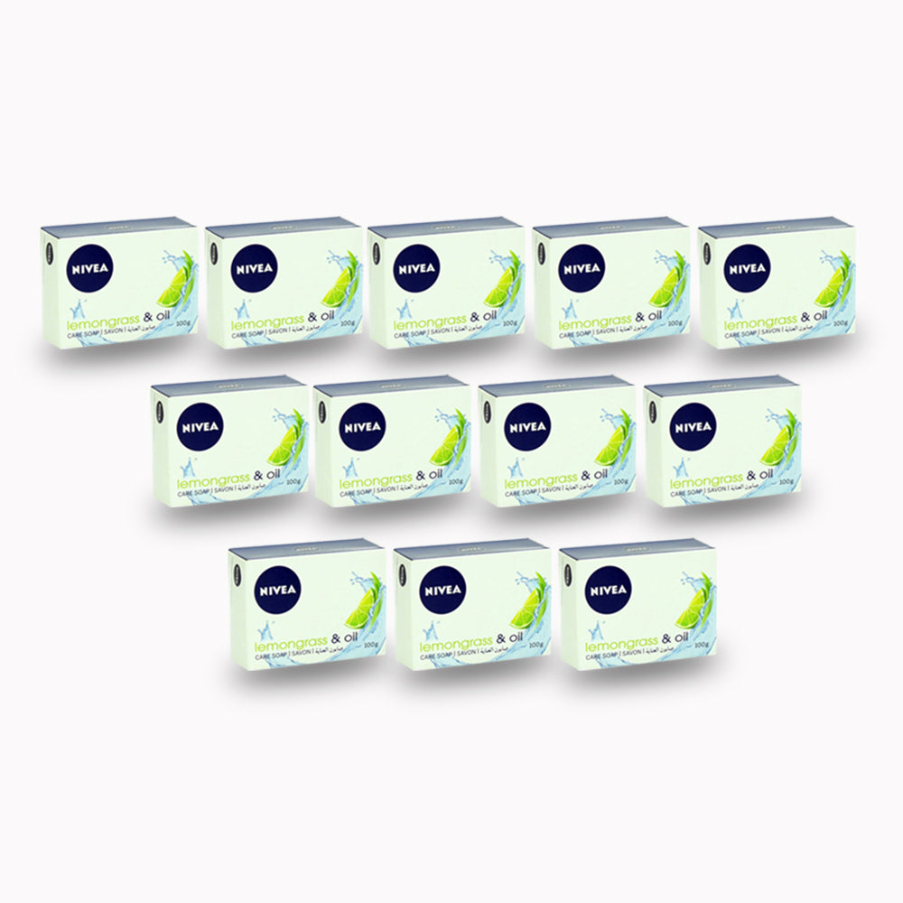 Nivea Lemongrass & Oil Soap 100g - (Pack Of 12) - Billjumla.com