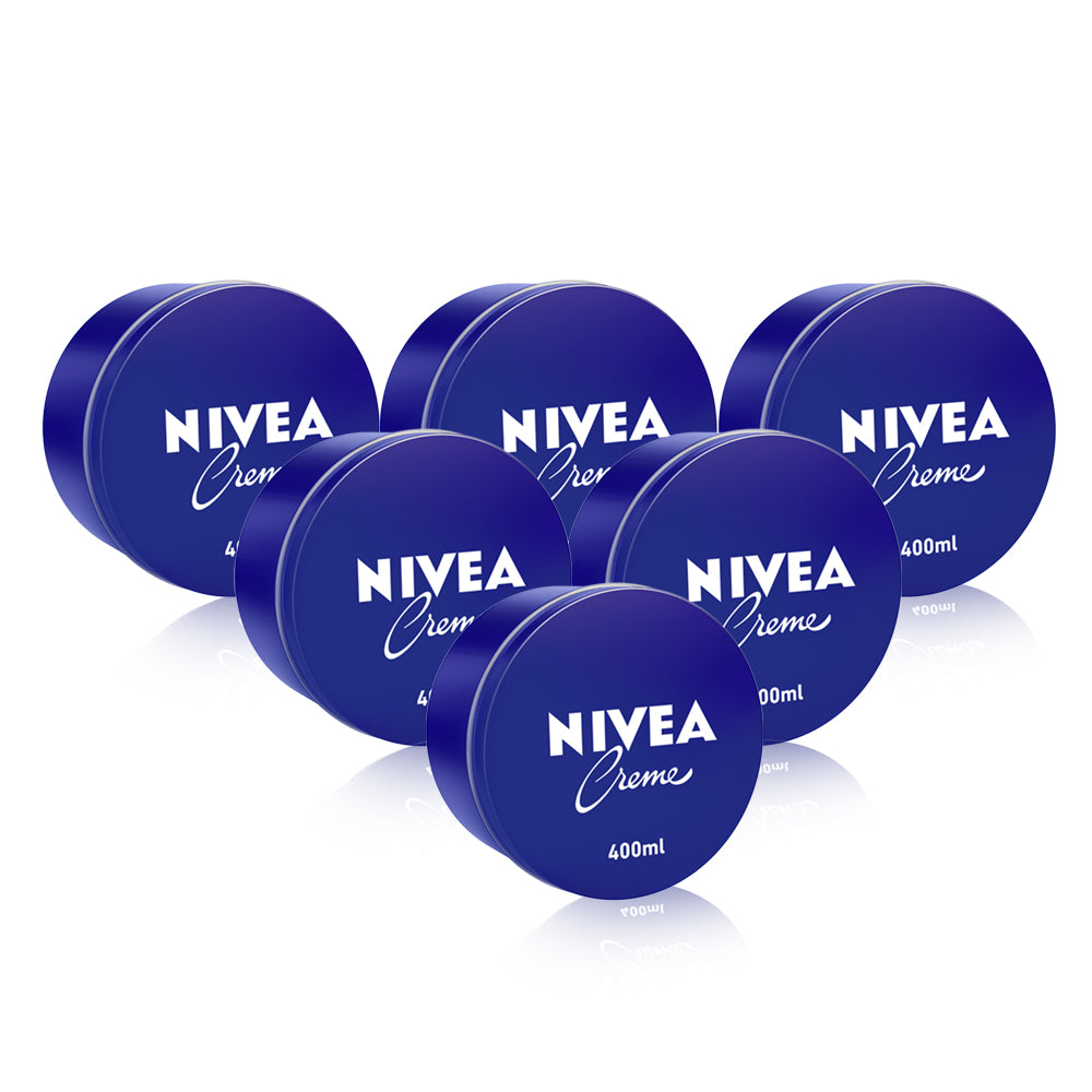 Nivea Creme Tin 400 Ml-(Pack Of 6)
