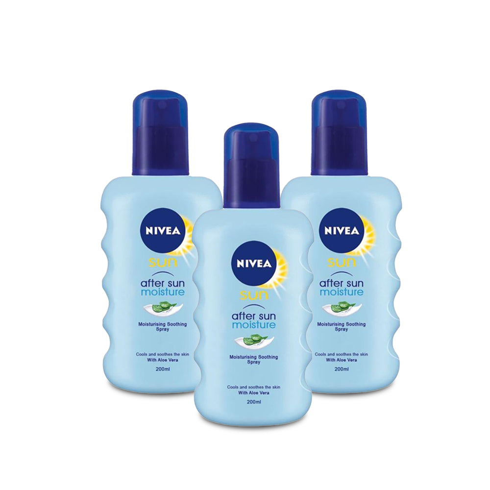 بخاخ مرطب بعد الشمس من نيفيا صن - (حزمة من 3 قطع)