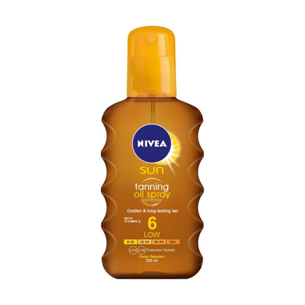 Nivea Sun Tanning Oil Spray Spf6 - (Pack of 6) - Billjumla.com