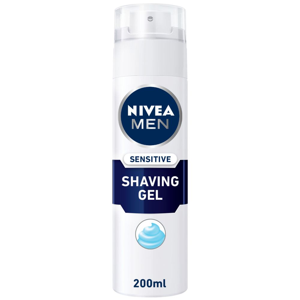 Nivea Men Sensitive Shaving Gel 200ml - (Pack Of 6) - Billjumla.com
