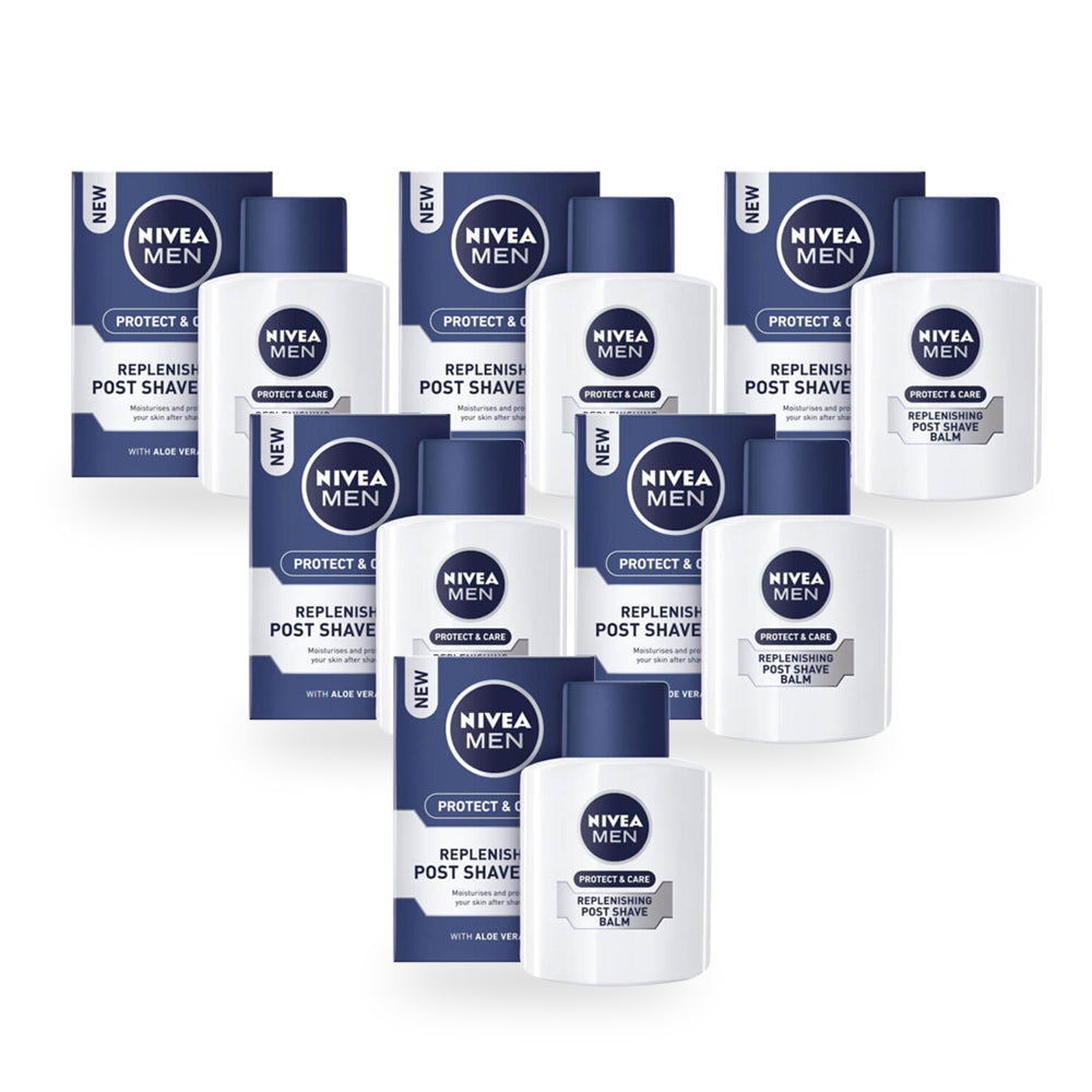 Nivea Men Protect & Care Replenishing Post Shave Balm 100ml - (Pack Of 6) - Billjumla.com