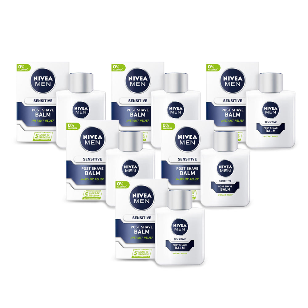 Nivea Men Sensitive After Shave Balm 100ml - (Pack Of 6) - Billjumla.com