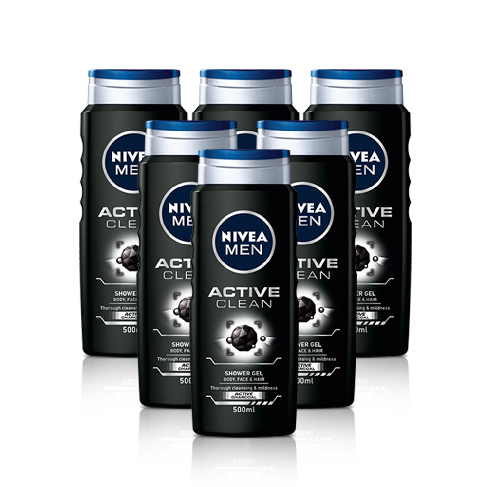 Nivea Shower Gel Active Clean Men 500ml