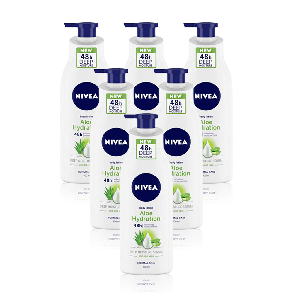 Nivea Body Lotion Aloe Vera 400ml - (Pack Of 6) - Billjumla.com