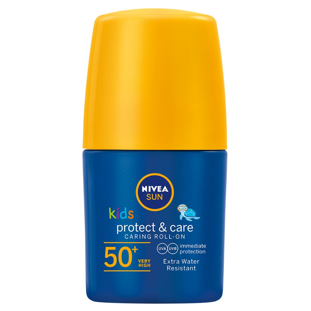 Nivea Sun Kids Roll On spf50+ 50ml - (Pack of 6) - Billjumla.com