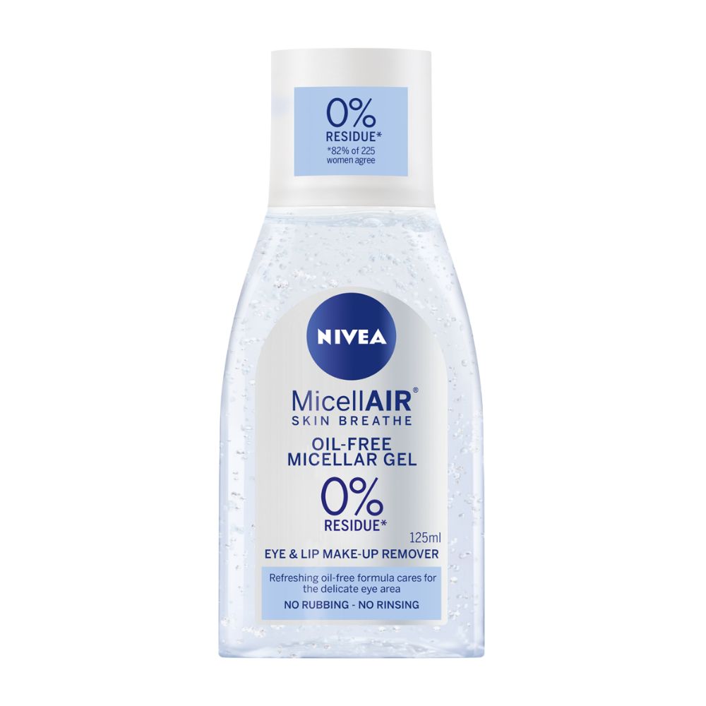 Nivea Micellair Water Eye Make Up Remover Gel 125ml - (Pack Of 6) - Billjumla.com