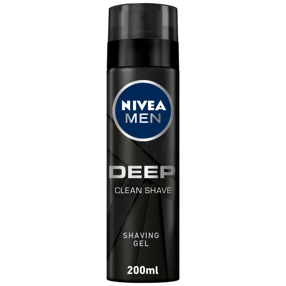 Nivea Men Shaving Gel Deep 200ml - (Pack of 6) - Billjumla.com