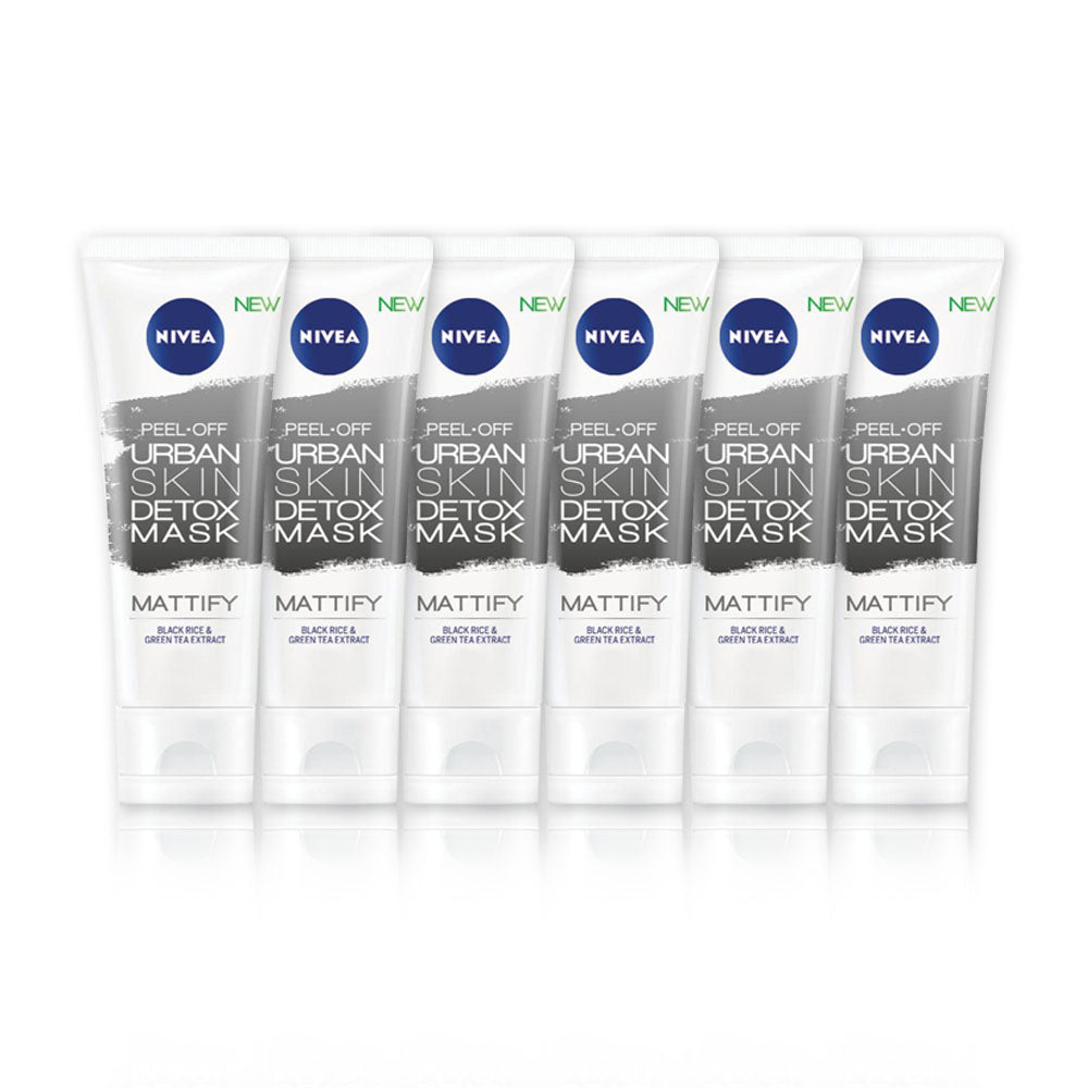Nivea Detox Peel Off Mask 75ml - (Pack Of 6) - Billjumla.com