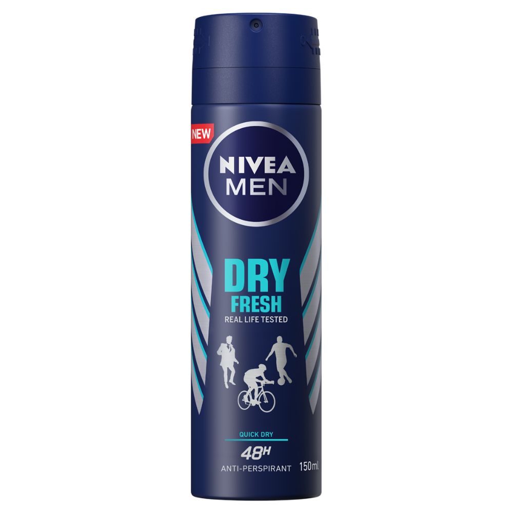 Nivea Deo Dry Fresh Men 150ml - (Pack of 6) - Billjumla.com