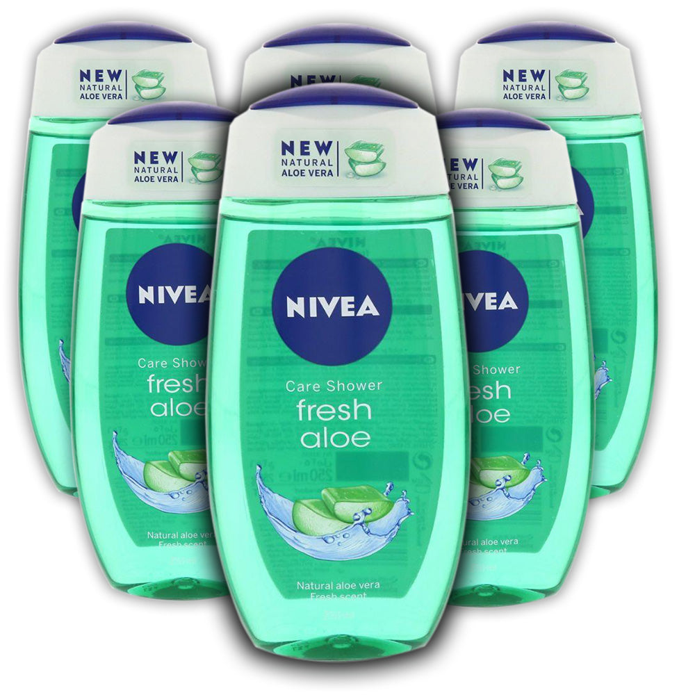 Nivea Shower Gel Fresh Aloe 250ml - (Pack Of 6) - Billjumla.com