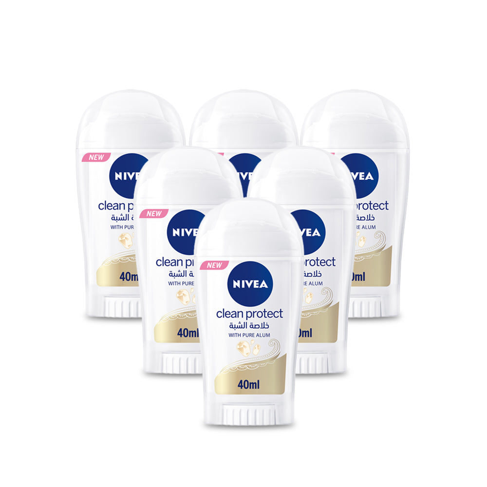 نيفيا ستيك كلين بروتكت ، 40 مل - 6 عبوات
