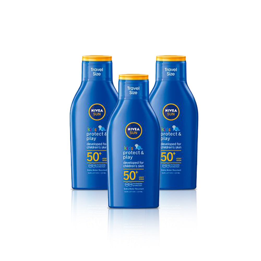 Nivea Sun Kids Lotion SPF 50+ 100ml (Pack of 3)
