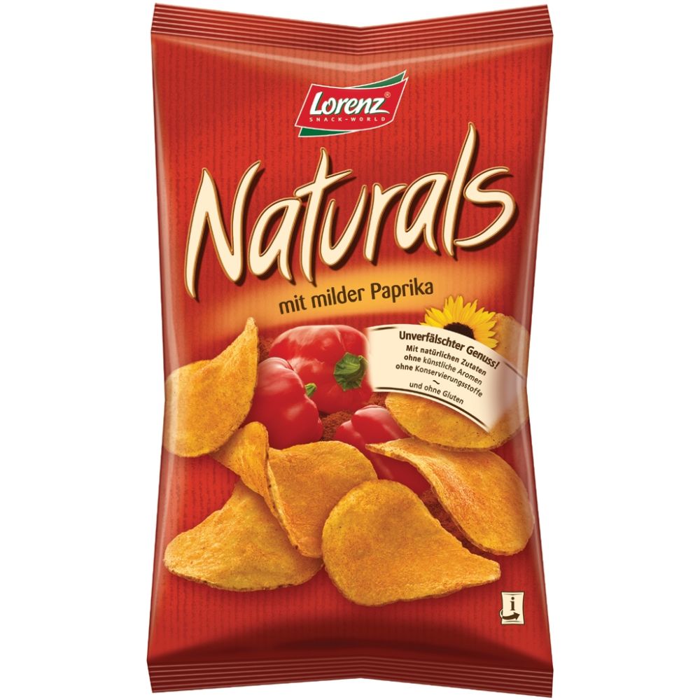 Lorenz Naturals Paprika Chips 100g - (Pack Of 12) - Billjumla.com