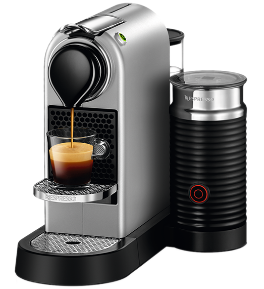 Nespresso Citiz Milk Silver Coffee Machine
